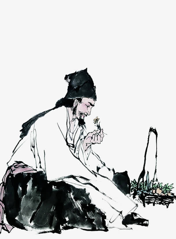 国学中医研究人物 png素材