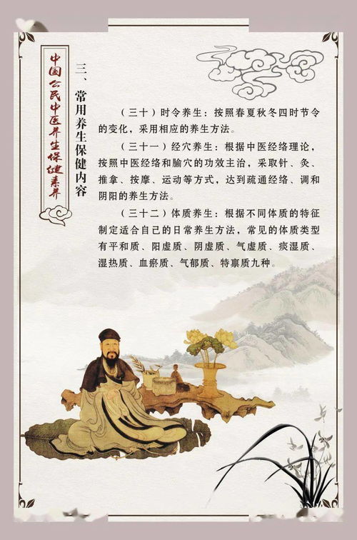中医养生保健素养了解一下